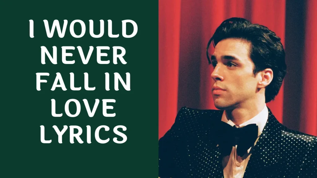 I Would Never Fall In Love lyrics